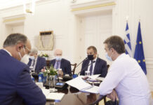 Σύσκεψη υπό τον Κυριάκο Μητσοτάκη για την Ελληνική Αεροπορική Βιομηχανία