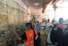 Αυτοψία των Κώστα Καραμανλή και Λίνας Μενδώνη στον σταθμό Βενιζέλου